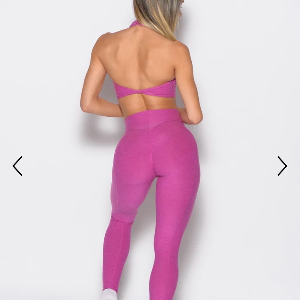 Bombshell Sportswear Uplift Peach Leggings, Laserberry, S, NWT - Picture 5 of 10
